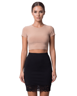 Jupe longue noire Maria