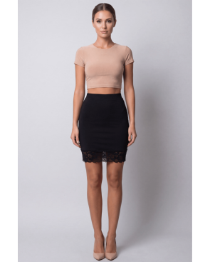 Jupe longue noire Maria
