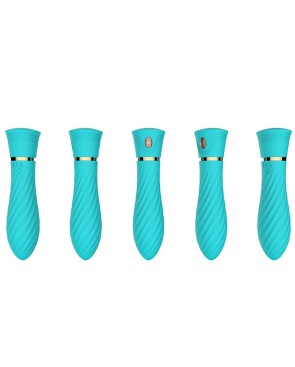 Mini Vibromasseur bleu USB 
