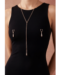 bijoux de corps, pinces de seins goutte et tour de cou chainette bijoux de corps, pinces de seins goutte et tour de cou chainette