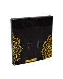 Bijoux de seins avec 3 chainettes doré rose et une perle Bijoux de seins avec 3 chainettes doré rose et une perle