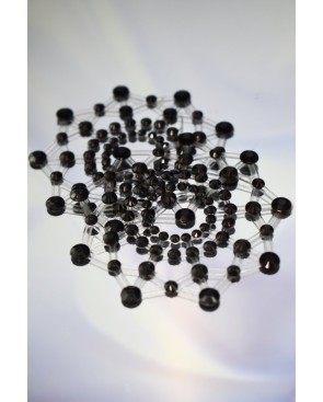 Paire de cache tétons adhésifs strass noir 