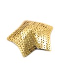 Paire de cache tétons adhésifs étoile pailletée sequin doré Paire de cache tétons adhésifs étoile pailletée sequin doré