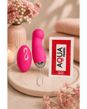 Œuf Vibrant Télécommandé 10 Modes Rose  1 dosette de lubrifiant — Pocket Pleasure
