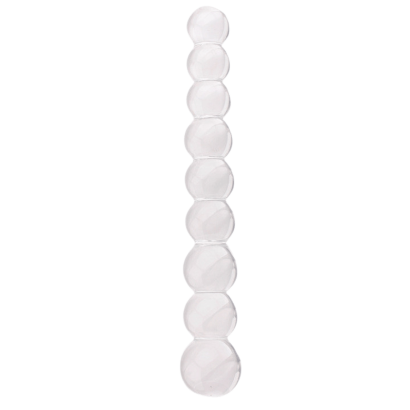 Chapelet Anal en Verre Transparent 1 dosette de lubrifiant — Pocket Pleasure