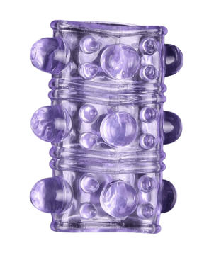 Gaine Pénienne Picots Violette 1 dosette lubrifiant — Pocket Pleasure