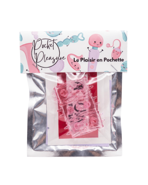 Gaine Pénienne Picots Rose 1 dosette lubrifiant — Pocket Pleasure