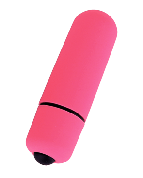 Mini Vibromasseur Bullet Rose  1 dosette lubrifiant — Pocket Pleasure