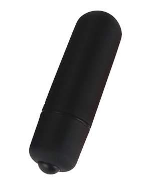 Mini Vibromasseur Bullet Noir  1 dosette lubrifiant — Pocket Pleasure