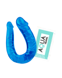 Double Dong Flexible Bleu Pocket Pleasure 1 dosette de lubrifiant Double Dong Flexible Bleu Pocket Pleasure 1 dosette de lubrifiant