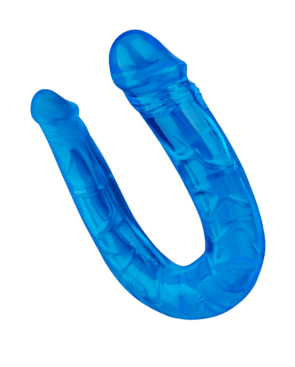 Double Dong Flexible Bleu Pocket Pleasure  1 dosette de lubrifiant