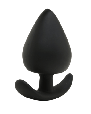 Plug Anal Silicone Noir XS Pocket Pleasure  1 dosette de lubrifiant