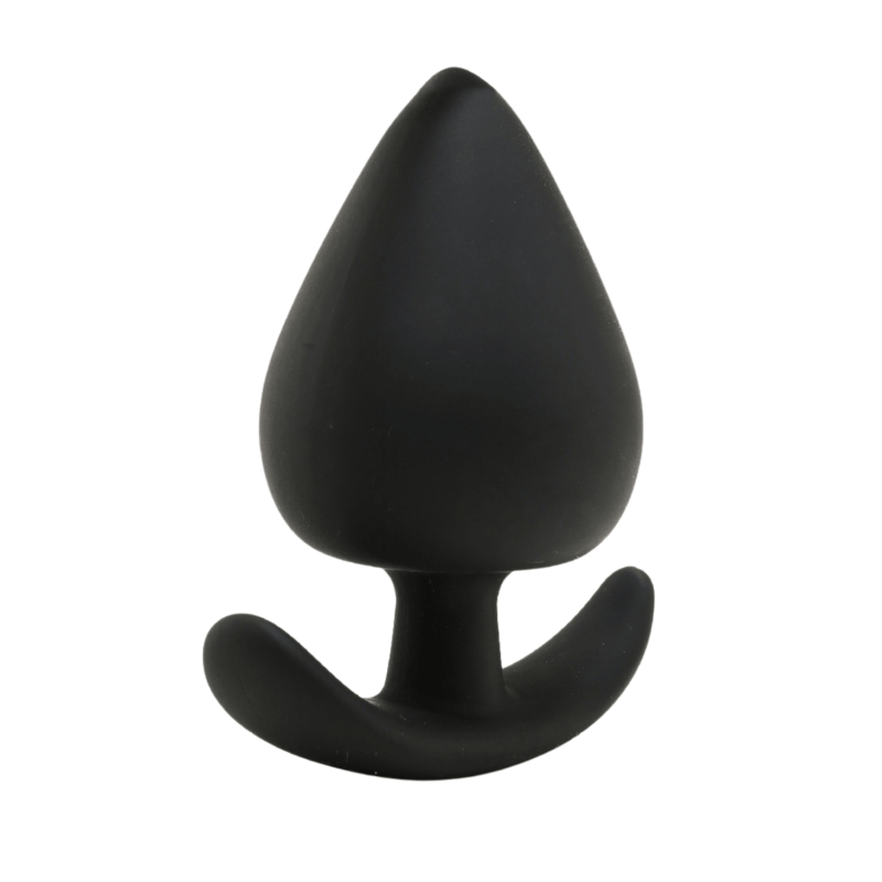 Plug Anal Silicone Noir XS Pocket Pleasure 1 dosette de lubrifiant