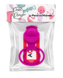 Anneau vibrant 1 seul mode de vibration très extensible rose Pocket Pleasure 1 dosette de lubrifiant Anneau vibrant 1 seul mode de vibration très extensible rose Pocket Pleasure 1 dosette de lubrifiant