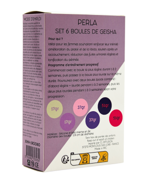 PERLA – Set de 6 Boules de Geisha Progressives