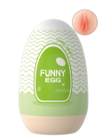 Gaine Masturbatrice Réutilisable FUNNY EGG – Design Réaliste Vagin lèvres fines