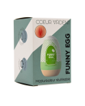 Gaine Masturbatrice Réutilisable FUNNY EGG – Design Réaliste Vagin lèvres fines