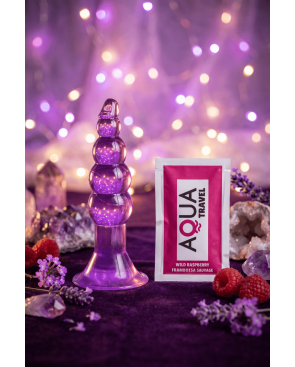 Plug Anal Ventouse Boules Jelly 11 cm Pocket Pleasure 1 dosette lubrifiant