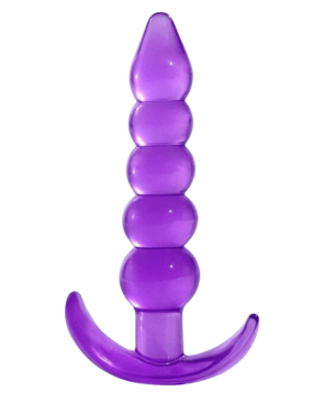 Plug Anal Jelly 5 Boules Pocket Pleasure 1 dosette lubrifiant