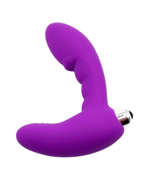 Vibromasseur anal violet stimulateur de prostate Pocket Pleasure  1 dosette lubrifiant