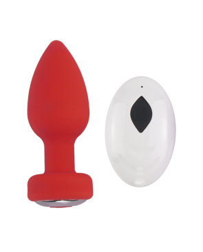 Plug Anal Vibrant Télécommandé SHAKY Rouge