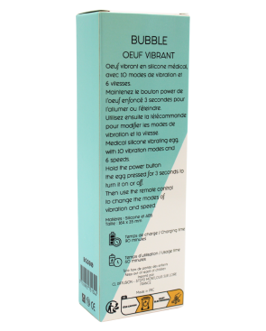 Œuf Vibrant Télécommandé BUBBLE 