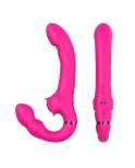 Vibromasseur ROSEA Strap-on Triple Action Télécommandé Vibromasseur ROSEA Strap-on Triple Action Télécommandé