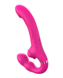 Vibromasseur ROSEA Strap-on Triple Action Télécommandé Vibromasseur ROSEA Strap-on Triple Action Télécommandé