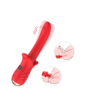 Vibromasseur Rouge Ultra-Souple KISS