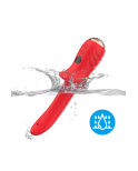 Vibromasseur Rouge Ultra-Souple KISS