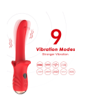 Vibromasseur Rouge Ultra-Souple KISS