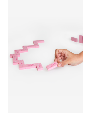 Jeu en bois DOMINO coquin