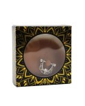 Paire de cache-tétons piercing barre demi-anneau faux diamant peau foncée Paire de cache-tétons piercing barre demi-anneau faux diamant peau foncée