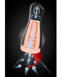 Masturbateur luxe 3D sensitive avec stimulateur de périnée Masturbateur luxe 3D sensitive avec stimulateur de périnée