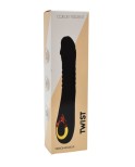 TWIST Noir, Vibromasseur va-et-vient USB en silicone médical, doté de 18 modes de stimulation TWIST Noir, Vibromasseur va-et-vient USB en silicone médical, doté de 18 modes de stimulation