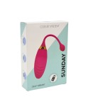 SUNDAY, Un Œuf vibrant USB avec télécommande, dans un silicone médical doux et rainuré SUNDAY, Un Œuf vibrant USB avec télécommande, dans un silicone médical doux et rainuré