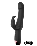 PLAYER, Vibromasseur Rabbit USB, silicone médical doux et lisse, doté de 10 modes de vibration PLAYER, Vibromasseur Rabbit USB, silicone médical doux et lisse, doté de 10 modes de vibration