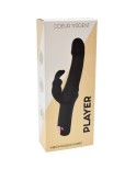 PLAYER, Vibromasseur Rabbit USB, silicone médical doux et lisse, doté de 10 modes de vibration PLAYER, Vibromasseur Rabbit USB, silicone médical doux et lisse, doté de 10 modes de vibration
