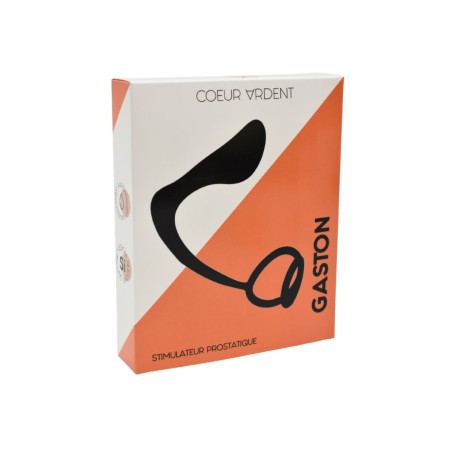 GASTON, Stimulateur Prostatique dans un silicone doux et lisse