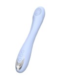 Vibromasseur silicone 10 modes de vibration USB bleu Vibromasseur silicone 10 modes de vibration USB bleu
