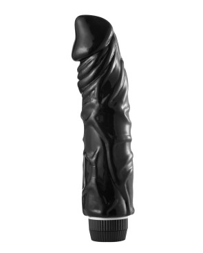 Vibromasseur réaliste couleur noir 22 cm de long 