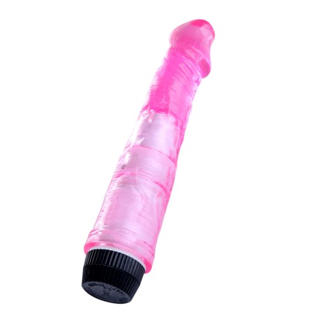 Vibromasseur 20 cm Jelly rose