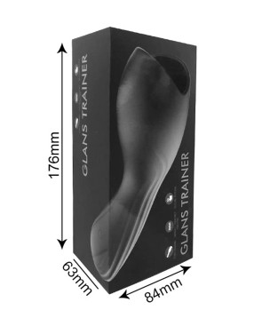 Masturbateur noir USB, 10 modes de vibration 