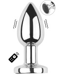 Plug vibrant acier inoxydable anal taille S avec télécommande, USB BOOTY Plug vibrant acier inoxydable anal taille S avec télécommande, USB BOOTY