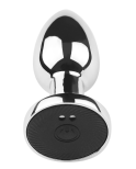Plug vibrant acier inoxydable anal taille S avec télécommande, USB BOOTY Plug vibrant acier inoxydable anal taille S avec télécommande, USB BOOTY
