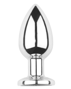 Plug vibrant acier inoxydable anal taille S avec télécommande, USB BOOTY