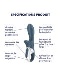 Vibromasseur gonflable anal gris USB Air Pump Booty 2 Satisfyer Vibromasseur gonflable anal gris USB Air Pump Booty 2 Satisfyer