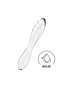 Gode en verre transparent haute qualité Dazzling Crystal 1 Satisfyer 