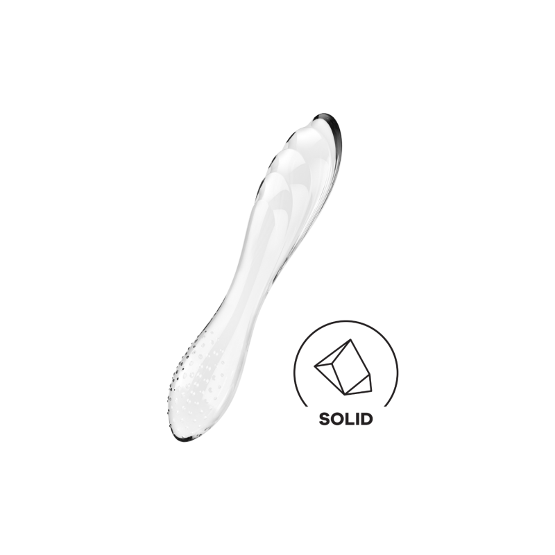 Gode en verre transparent haute qualité Dazzling Crystal 1 Satisfyer Gode en verre transparent haute qualité Dazzling Crystal 1 Satisfyer