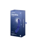Gode en verre borosilicaté massif bleu Double Crystal Satisfyer Gode en verre borosilicaté massif bleu Double Crystal Satisfyer
